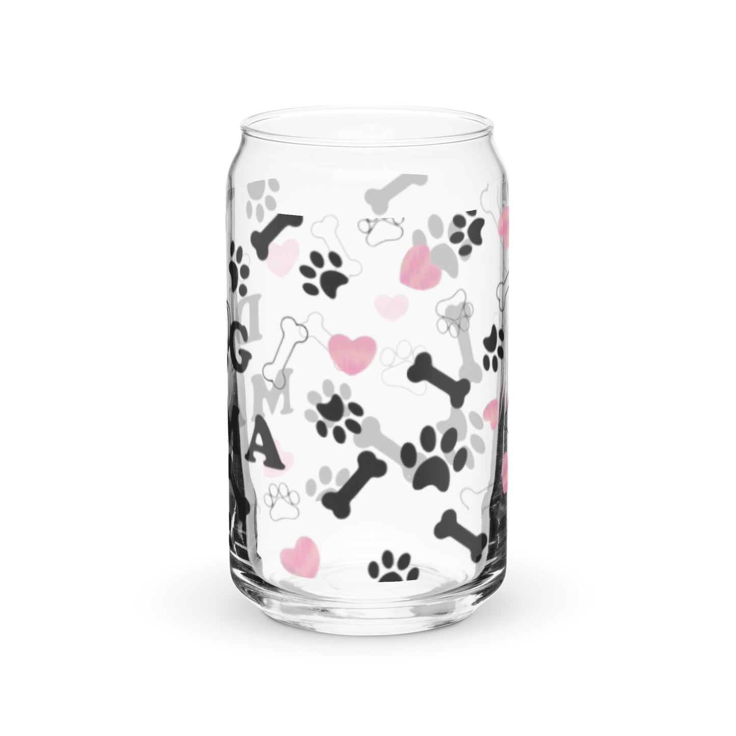 Can-shaped glass